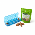 Dog medication organizer and pill dispenser